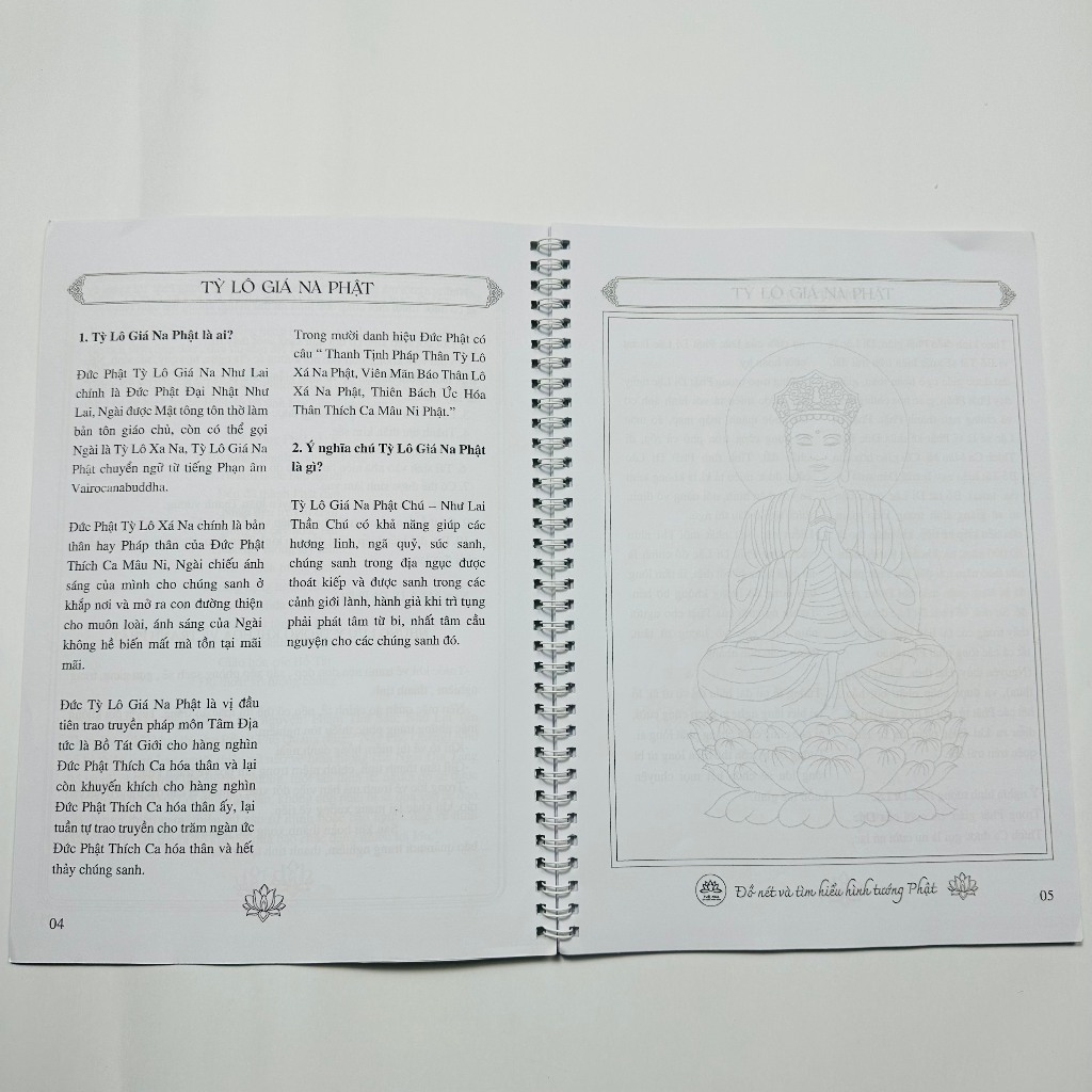 Sách - Tập sổ tô tranh Phật và các vị Bồ Tát loại cao cấp rõ nét (khổ A4) - Tặng vỏ bút và ngòi tô tranh - Anan Books | BigBuy360 - bigbuy360.vn