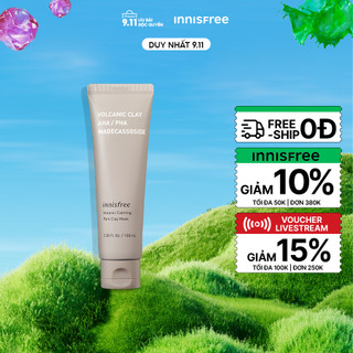 Mặt nạ đất sét làm dịu lỗ chân lông innisfree Volcanic Calming Pore Clay Mask 100ml