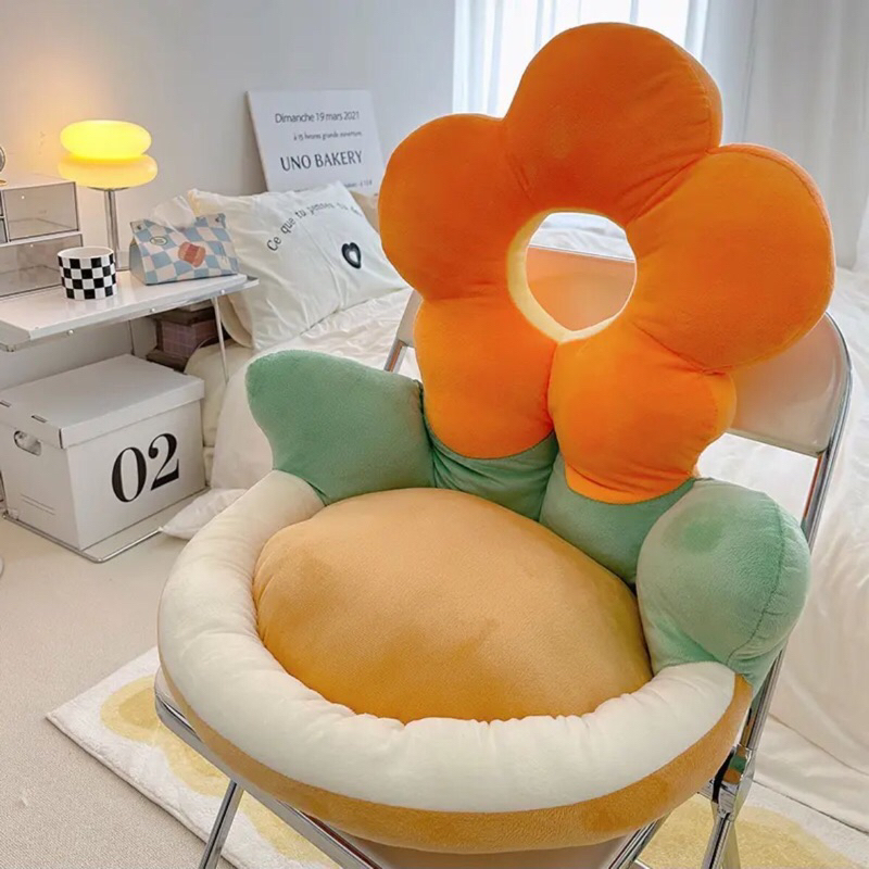 Nệm ghế hình hoa hàng oder