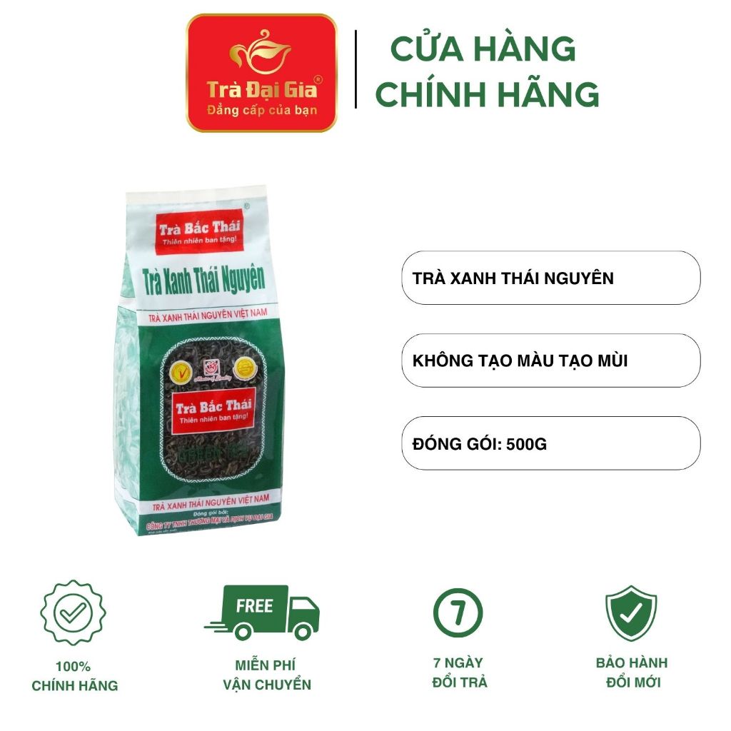 Trà xanh Thái Nguyên Đại gia 500g