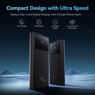 Sạc dự phòng hiệu Baseus Star-Lord Digital Display Fast Charge 10000mAh 22.5W