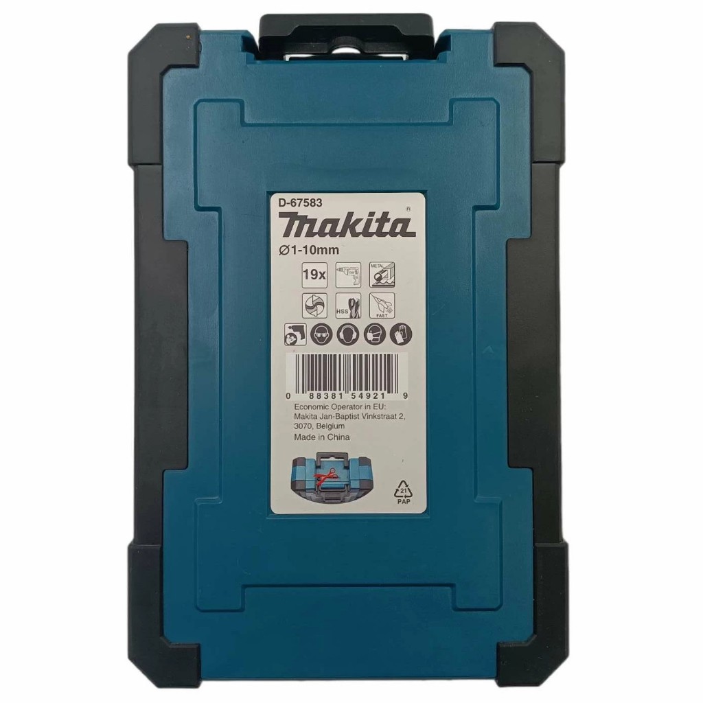 Bộ mũi khoan kim loại gồm 19 chi tiết Makita D-67583