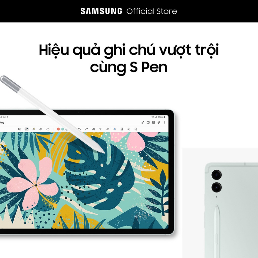 Máy tính bảng Samsung Galaxy Tab S9 FE+ Wifi 128GB