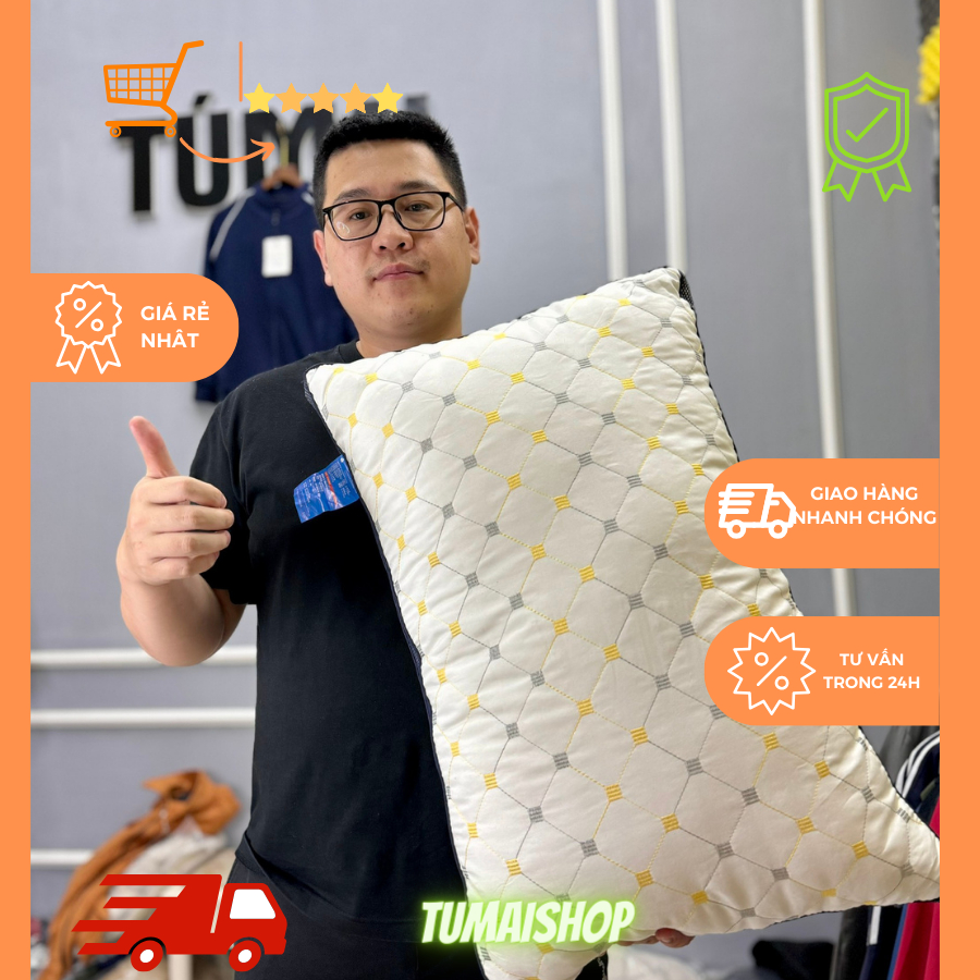 2 Ruột vỏ gối kim cương siêu êm ái Tumaishop