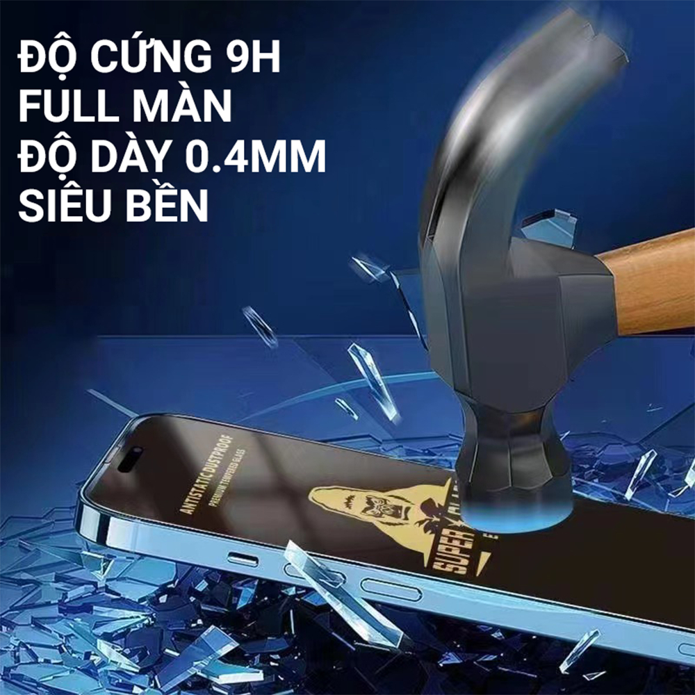 Cường lực Samsung SS A20, A20S, A21, A21S, A22, A22 5G, A23 5G, A24 kingkong tĩnh điện