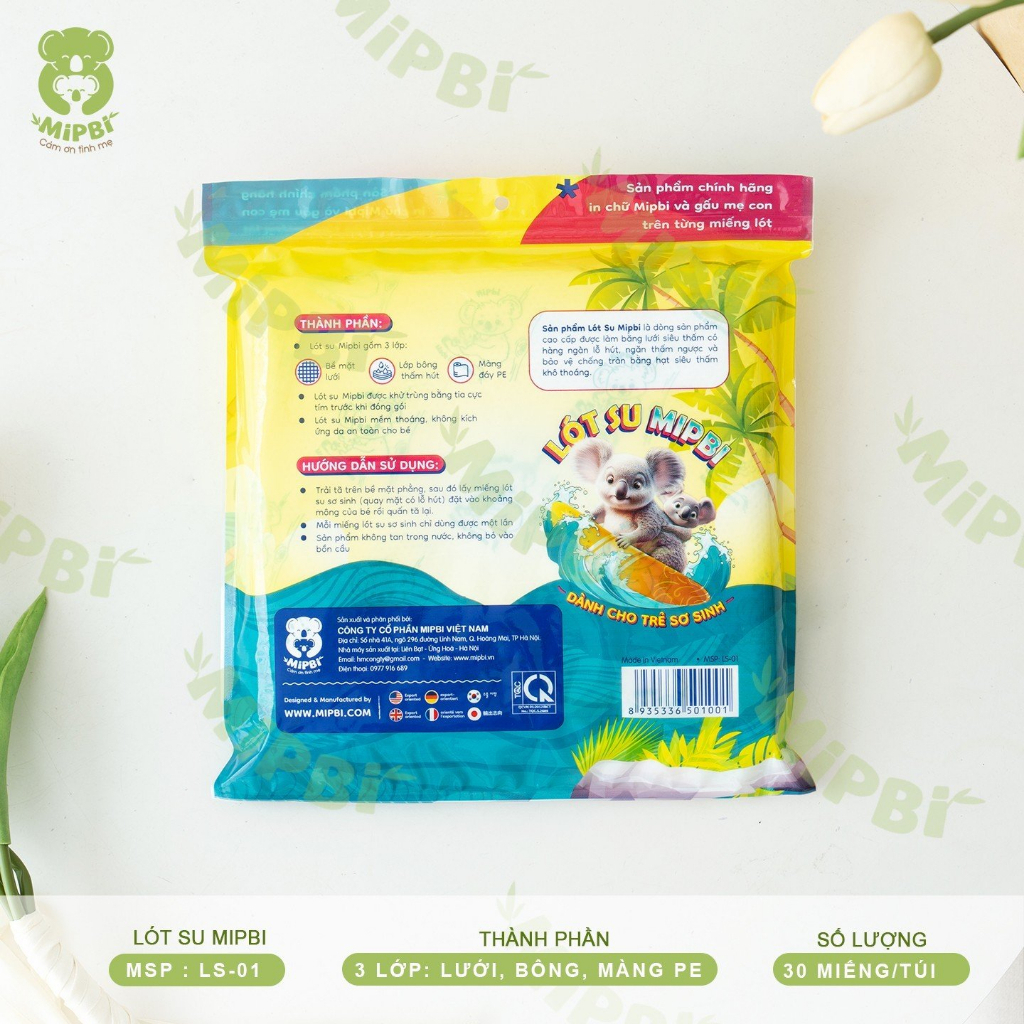Lót Phân Su Cao Cấp Mipbi Việt Nam
