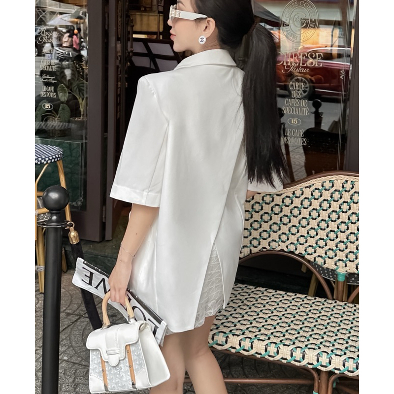 ĐẦM REN 2 DÂY + ÁO VEST - J05210