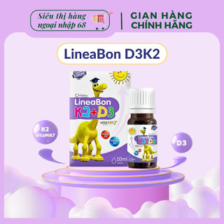 Vitamin Tăng Chiều Cao Lineabon K2 + D3 - VitaMK7 Cung Cấp Canxi Hỗ Trợ Phát Triển Chiều Cao Cho Bé