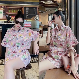 SET ÁO SƠ MI JEANS KÈM SHORT (KÈM VIDEO HÌNH THẬT)