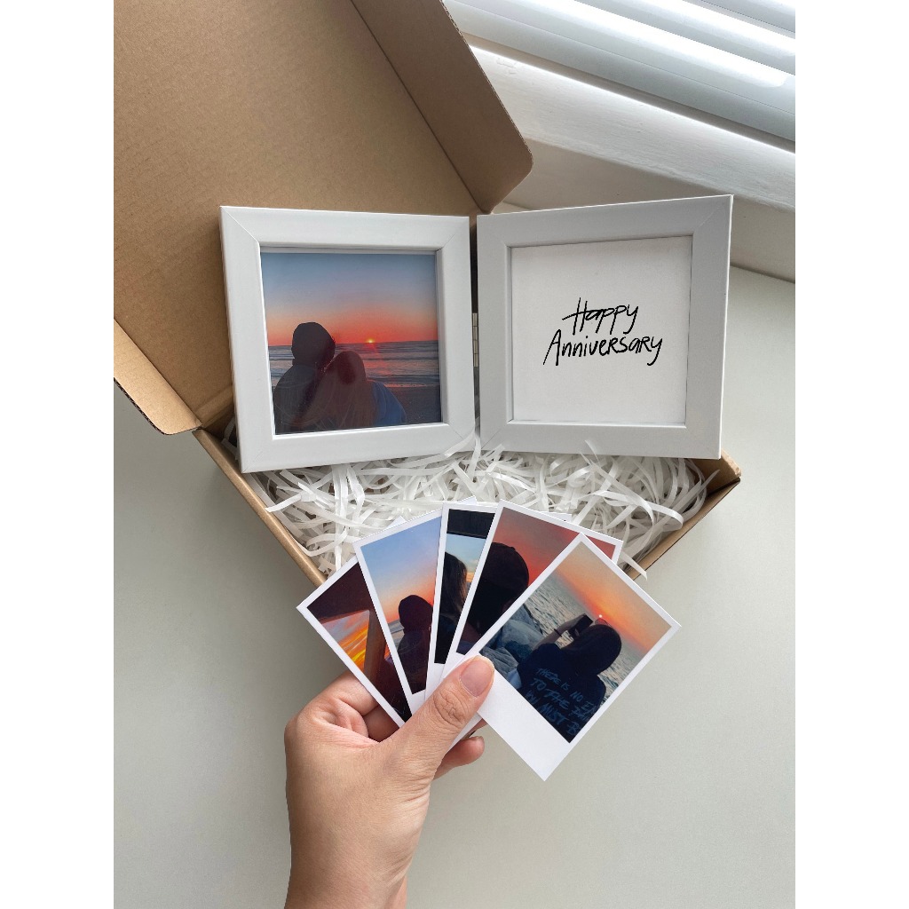 Khung Ảnh In Đôi Mini TWIN FRAME Kèm In Ảnh Theo Yêu Cầu  Oui Gift