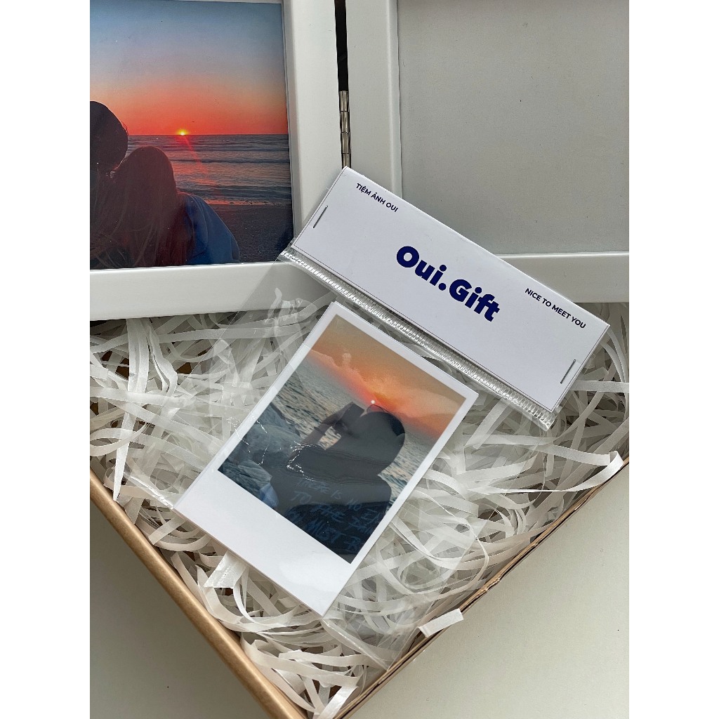 Khung Ảnh In Đôi Mini TWIN FRAME Kèm In Ảnh Theo Yêu Cầu  Oui Gift