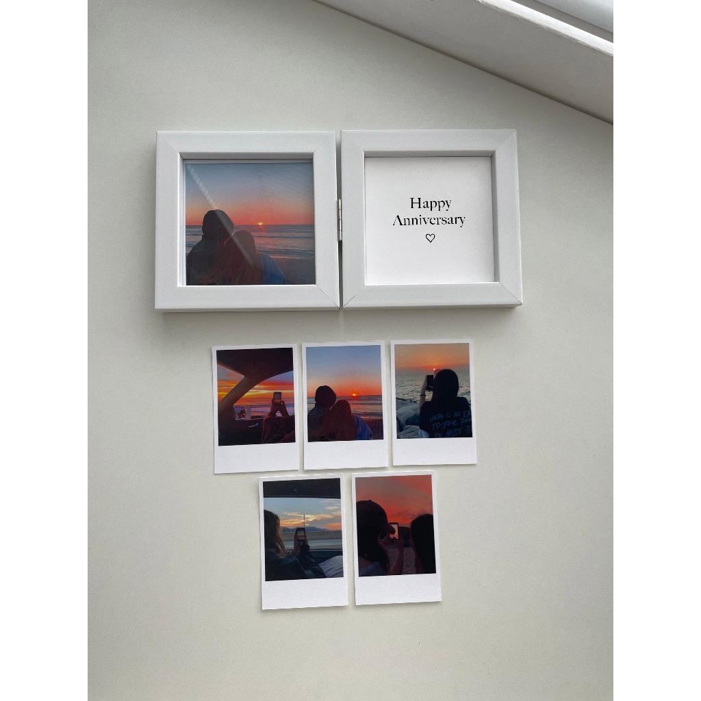 Khung Ảnh In Đôi Mini TWIN FRAME Kèm In Ảnh Theo Yêu Cầu  Oui Gift