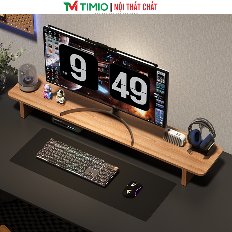 Kệ để màn hình máy tính PC đa năng decor có 2 màu lựa chọn thương hiệu TIMIO - TA28