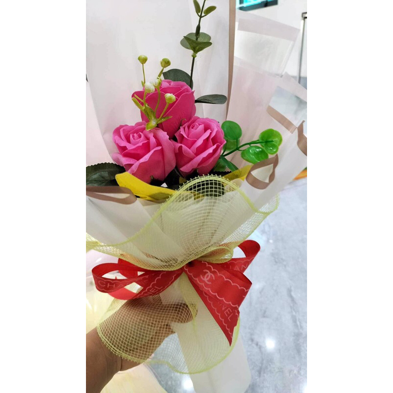 hoa sáp 3 bông 5b, 7 bong