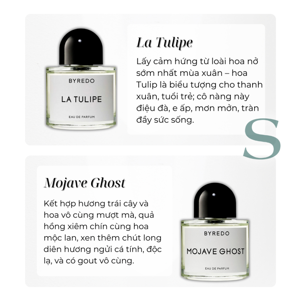 By Re Do Mojave Ghost - Mẫu Thử Nước Hoa - Hồng Xiêm - Hoa Violet - Hoa Mộc Lan - Tinh Tế - Độc Đáo - Tự Nhiên