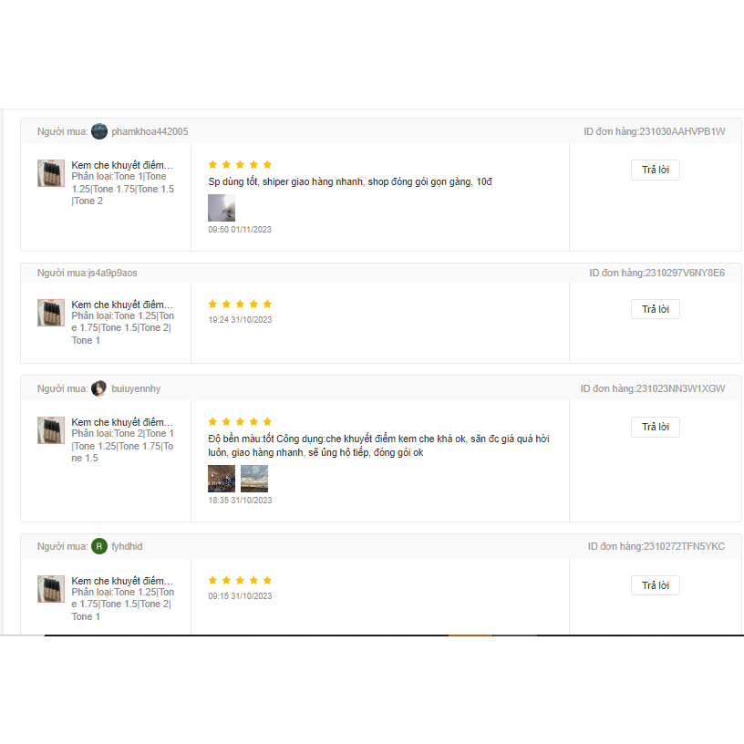 Kem che khuyết điểm The Saem Cover Perfection Tip Conceale, kem che khuyết điểm tone 1, 1.25, 1.5, 1.75, 2.0