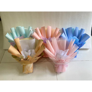  Cốt giấy gói sẵn 7bông xốp xanh cắm hoa tươi,bánh kẹo... 