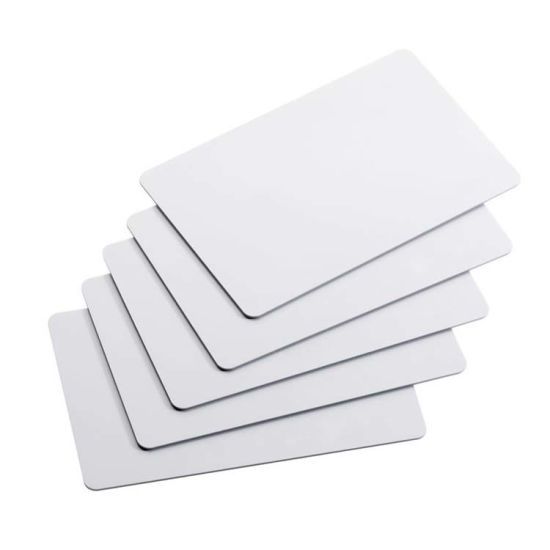 Thẻ nhựa  PVC trắng Badgy VBDG103EU 0.76mm - EVOLIS HIGHTRUST CLASSIC BLANK WHITE PVC CARDS