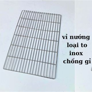 Vỉ nướng thịt ngoài trời, vỉ nướng than hoa, phên nướng thịt inox chống gỉ