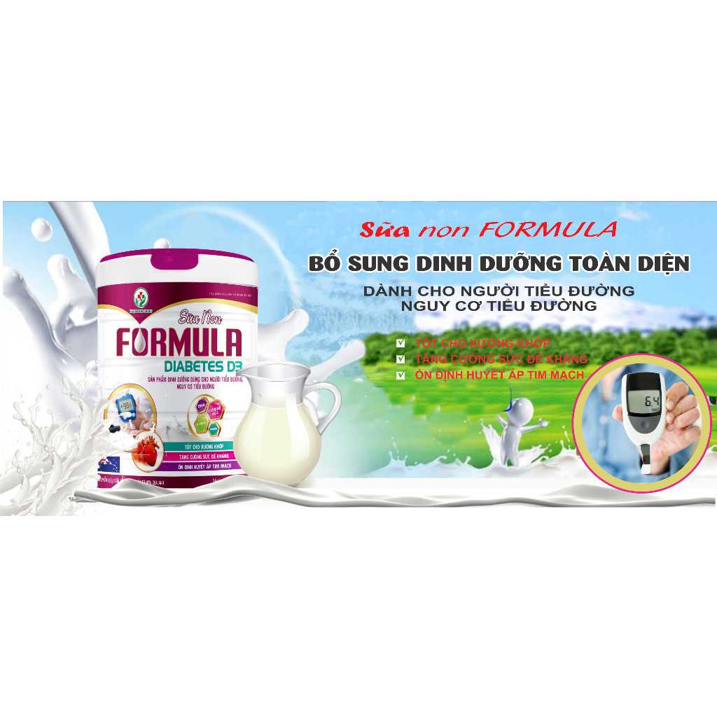 SỮA TIỂU ĐƯỜNG FOMULA 900G