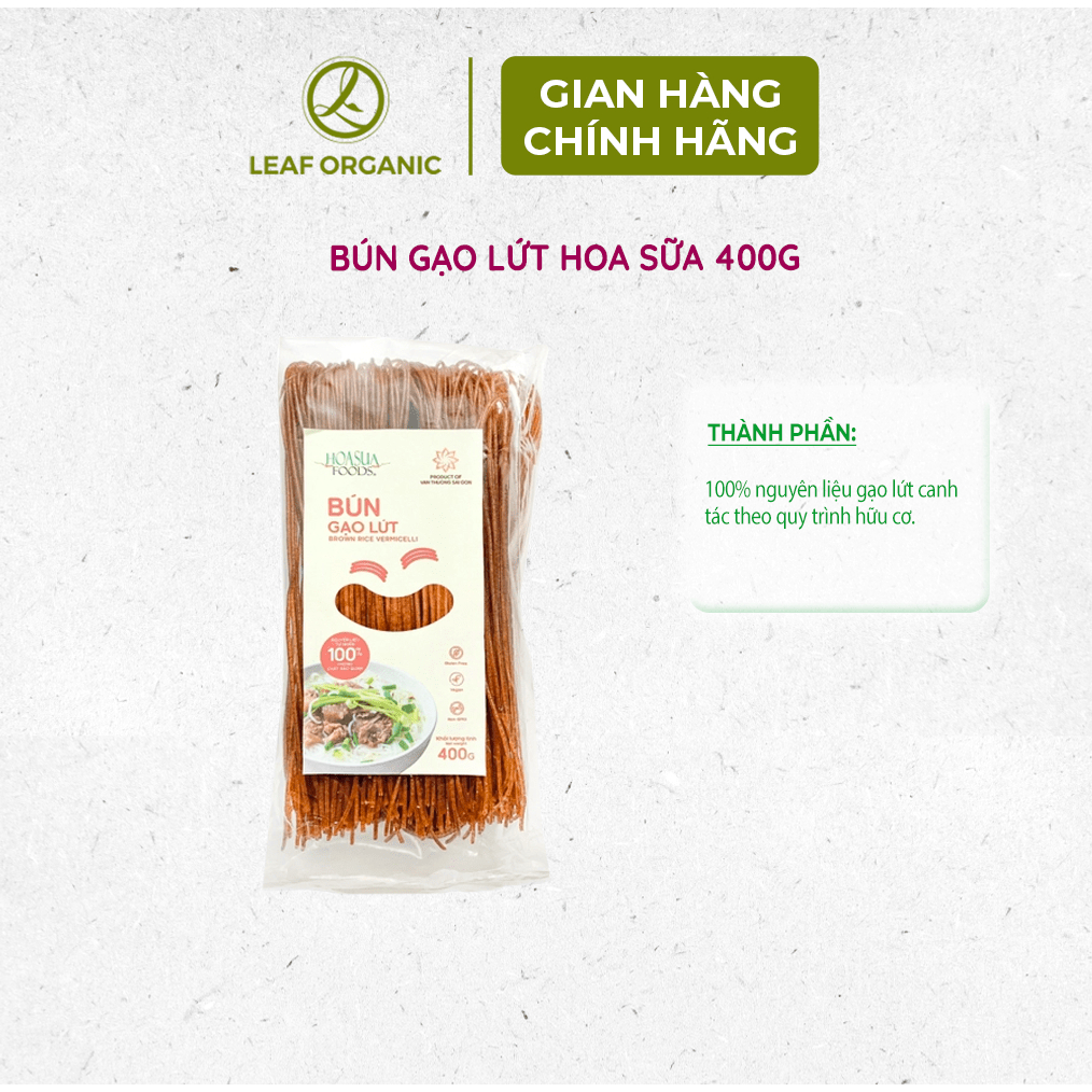 Bún gạo nhiều loại Hoa Sữa 400g