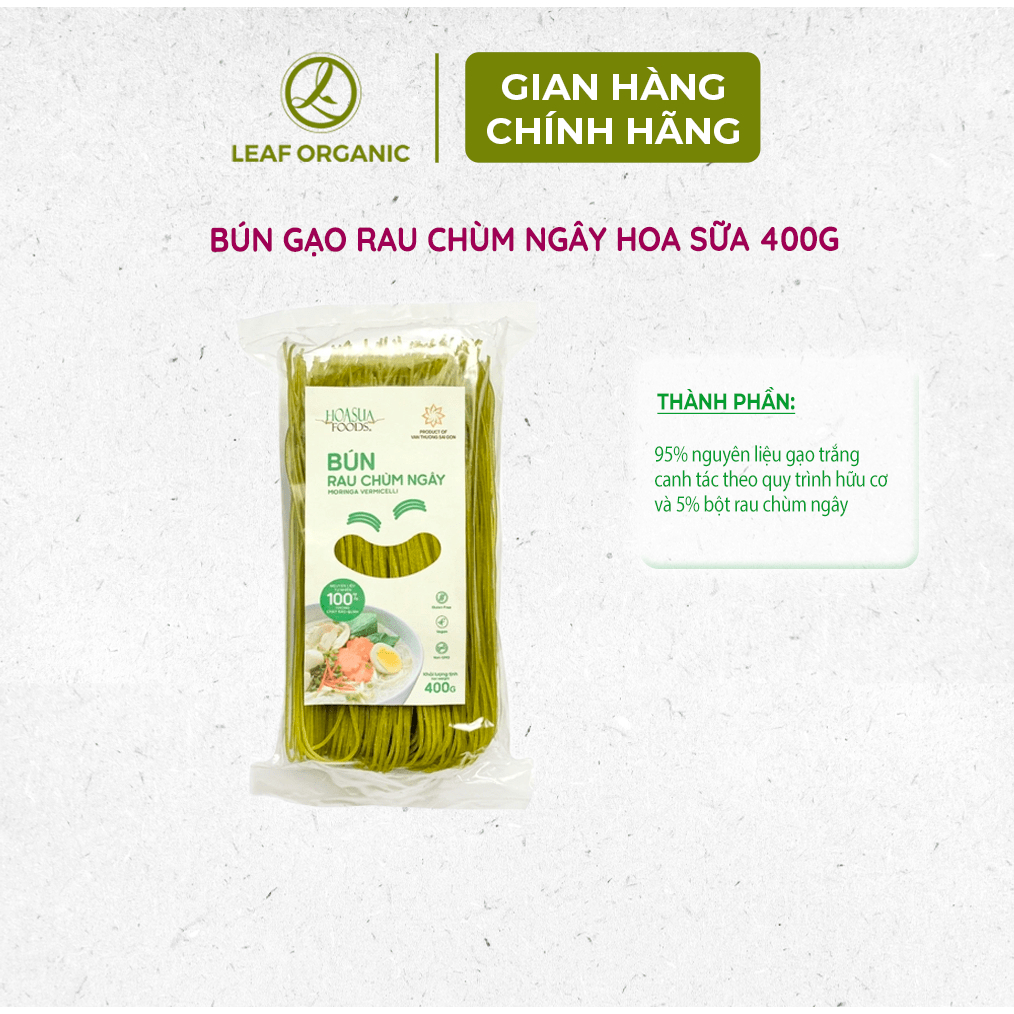 Bún gạo nhiều loại Hoa Sữa 400g