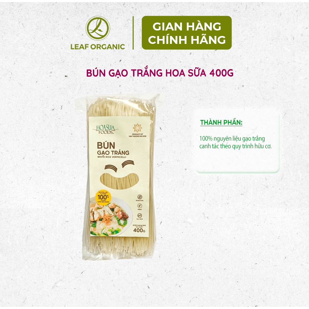 Bún gạo nhiều loại Hoa Sữa 400g