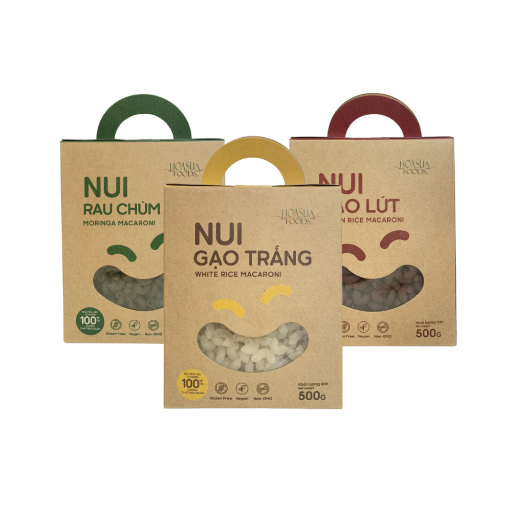 Nui gạo nhiều loại Hoa Sữa 500g