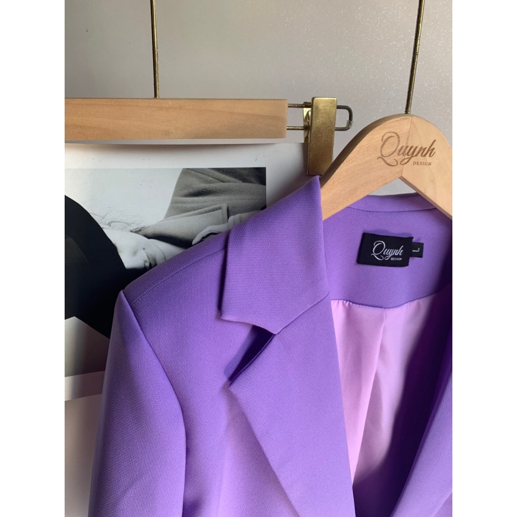 Áo Blazer - Áo Vest Dáng Suông Hàng thiết kế QUYNH DESIGN
