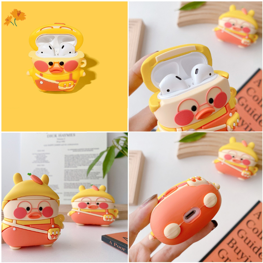 Vỏ Ốp bảo vệ bao đựng tai nghe bluetooth không dây chống va đập tốt | Case airpods 1 / 2 i12 / i9 / i11 - ejgstranquang1