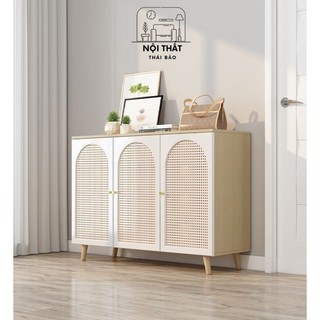 Tủ gỗ đựng đồ nhiều ngăn tủ để đồ đa năng chất liệu MDF chống nước tốt decor phong cách hiện đại - LM3