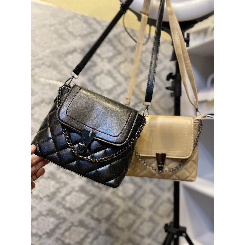 Túi Xách Nữ Xinh Túi Nữ Đeo Chéo Đeo Vai Dáng Vuông, Chất Liệu Da Cao Cấp, Siêu Hot Trend Túi Xinh LaiKa TN24 OK