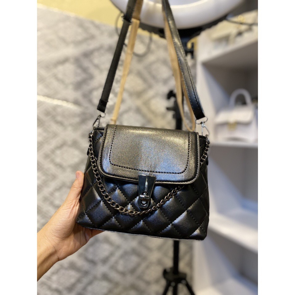 Túi Xách Nữ Xinh Túi Nữ Đeo Chéo Đeo Vai Dáng Vuông, Chất Liệu Da Cao Cấp, Siêu Hot Trend Túi Xinh LaiKa TN24 OK