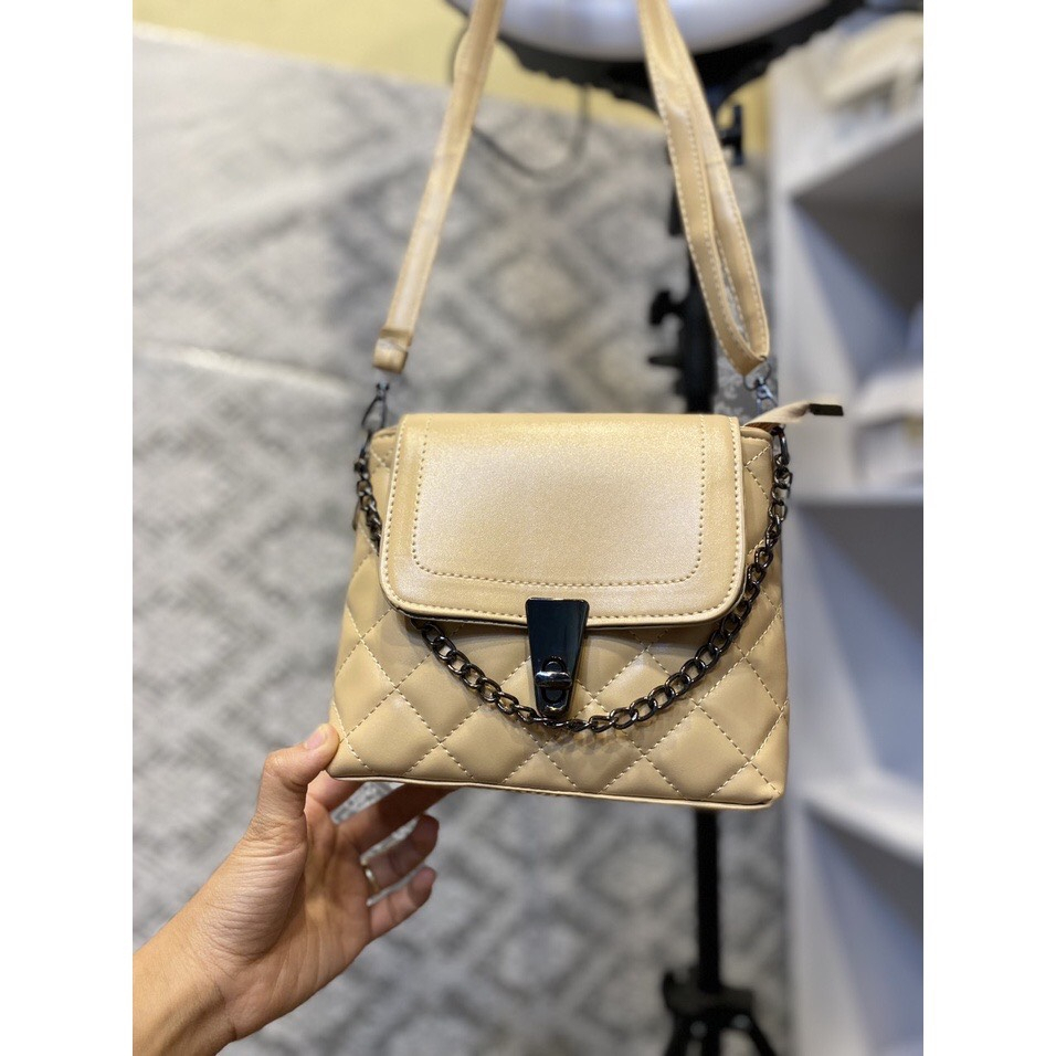 Túi Xách Nữ Xinh Túi Nữ Đeo Chéo Đeo Vai Dáng Vuông, Chất Liệu Da Cao Cấp, Siêu Hot Trend Túi Xinh LaiKa TN24 OK