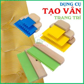 Dụng cụ tạo vân tròn vân nhọn trang trí tường minh phát cao su tự nhiên