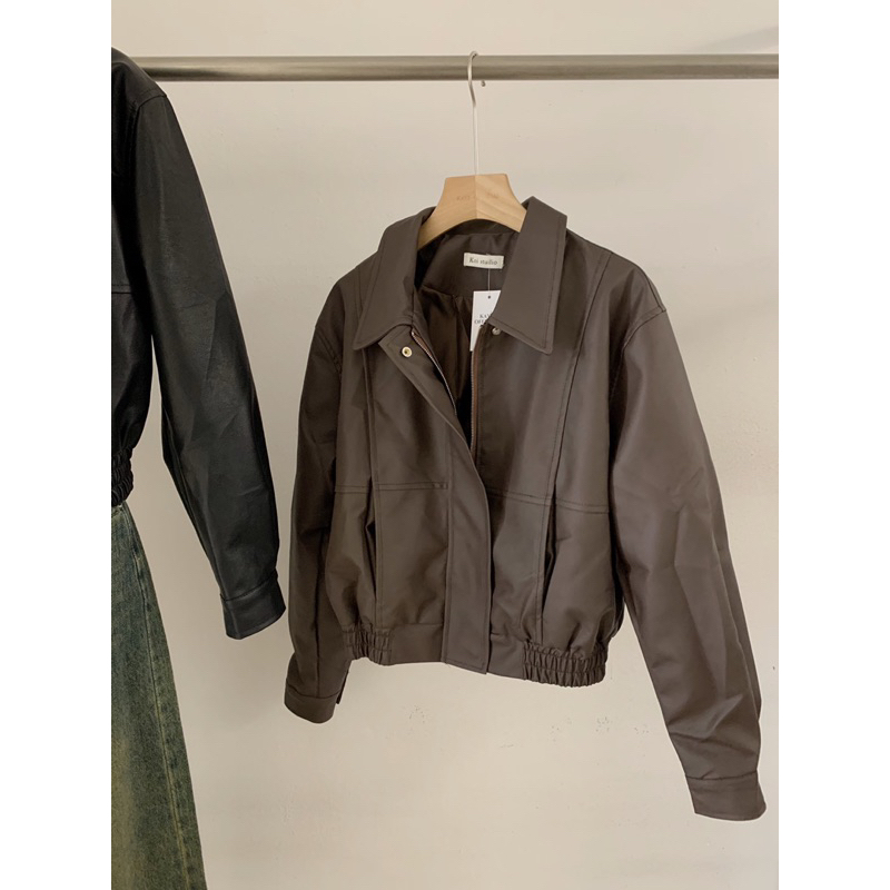 KAYY. Áo khoác da bo chun _ K1257