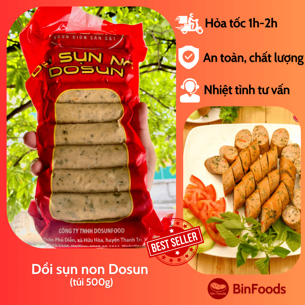 Dồi Sụn non Dosun 500g
