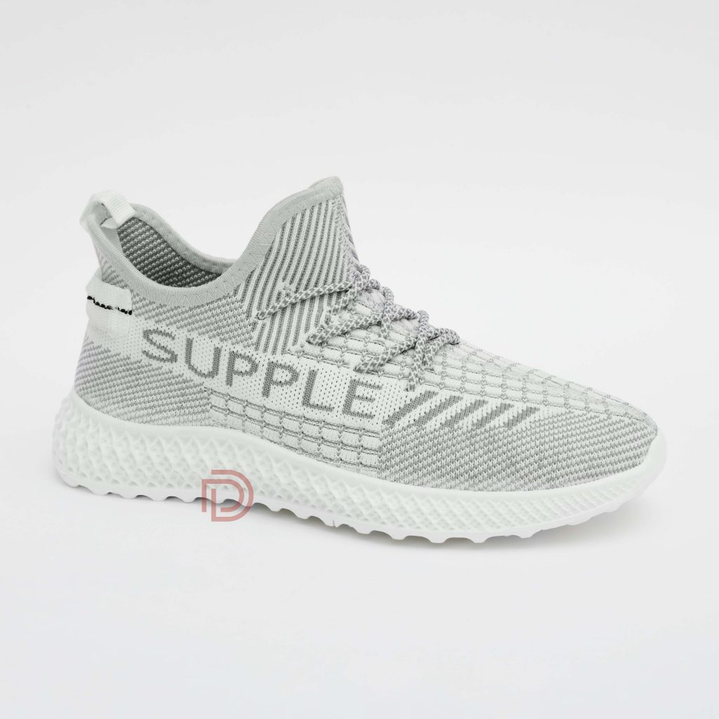 SN11 - Giày Sneaker Cao Cấp Hàng Hiệu Chính Hãng Duvis  Màu Ghi