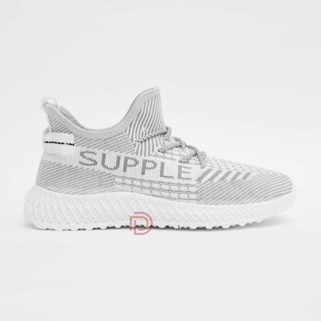 SN11 - Giày Sneaker Cao Cấp Hàng Hiệu Chính Hãng Duvis  Màu Ghi