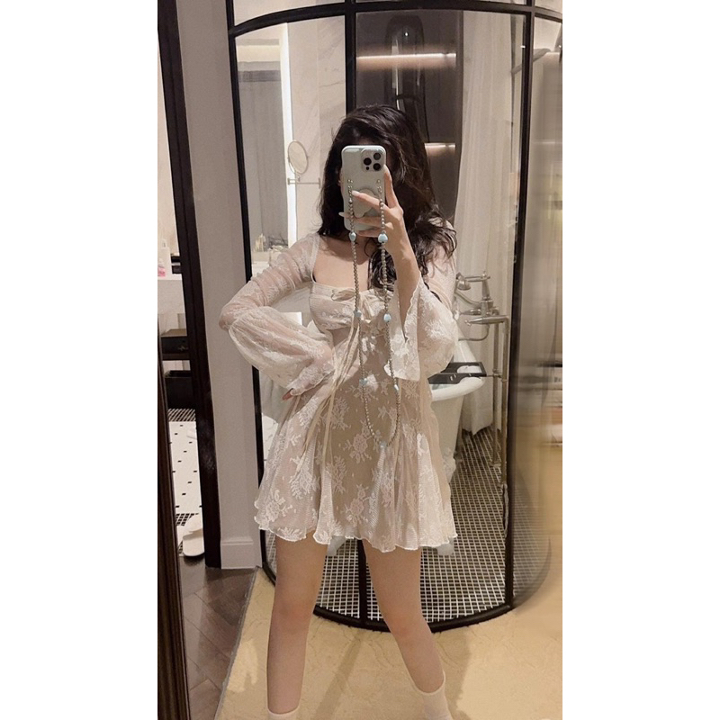 ĐẦM REN TAY LOE MAIPHUONGBUI🖤