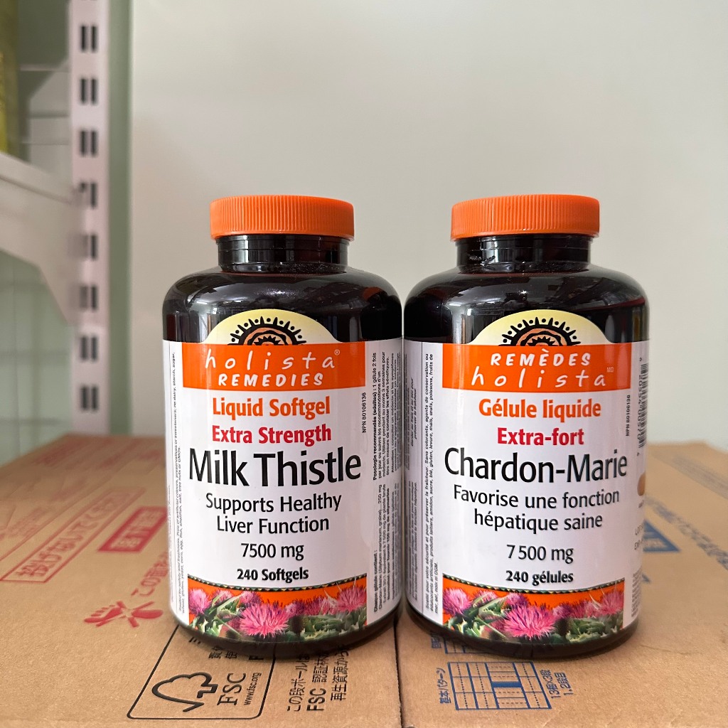 (Bill Costco Canada)Viên uống bổ gan Holista Milk Thistle 240 viên🇨🇦 Date 2026