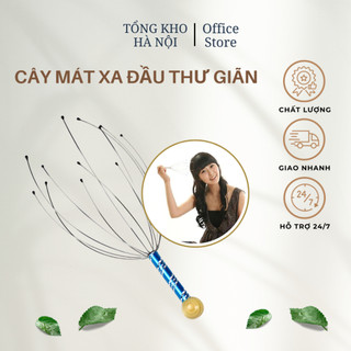 Cây Massage Đầu, Thư Giãn, Ngủ Ngon Sâu Giấc, Tuần Hoàn Máu, Giảm Đau Đầu