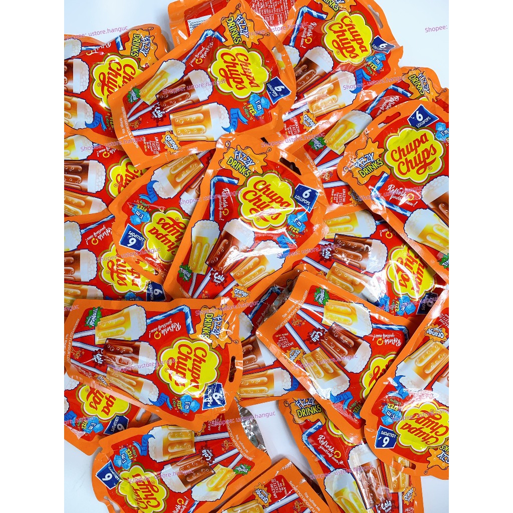 Kẹo Mút Chupa Chups Fizzy Drinks