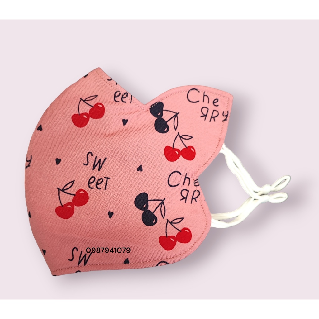 Khẩu trang chống nắng tai mèo 3 lớp, khẩu trang vải chống nắng cao cấp nhiều màu