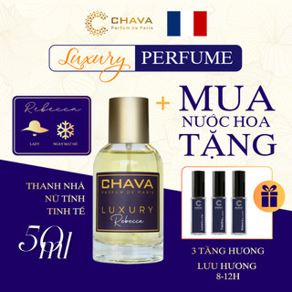 Nước Hoa Nữ - Nước Hoa CHAVA Luxury REBECCA 50ml  Chính Hãng - theo Tiêu Chuẩn Pháp (Lưu Hương 8-12H))