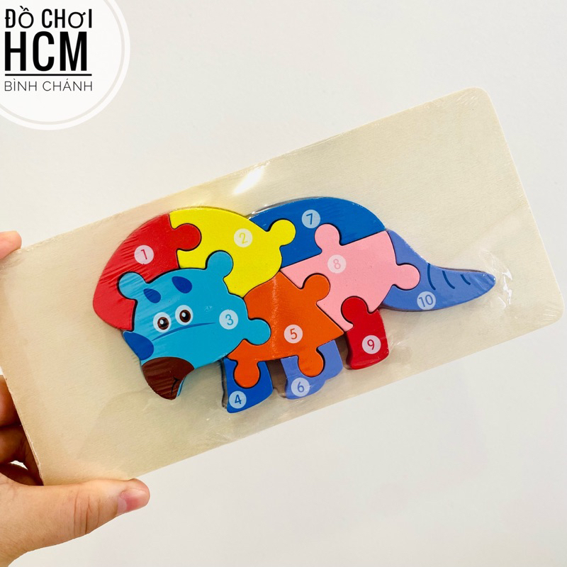 Đồ chơi trẻ em lắp ghép gỗ, xếp hình động vật, mô hình xe ô tô, máy bay, đồ chơi giáo dục trí tuệ thông minh