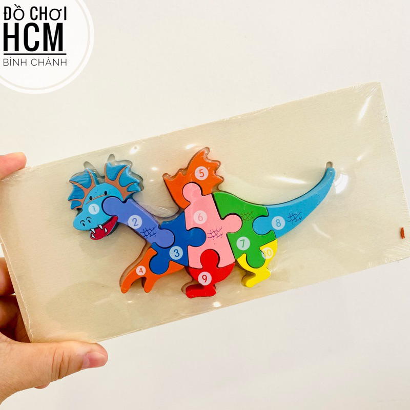 Đồ chơi trẻ em lắp ghép gỗ, xếp hình động vật, mô hình xe ô tô, máy bay, đồ chơi giáo dục trí tuệ thông minh