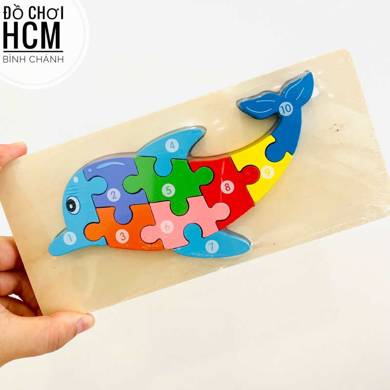 Đồ chơi trẻ em lắp ghép gỗ, xếp hình động vật, mô hình xe ô tô, máy bay, đồ chơi giáo dục trí tuệ thông minh