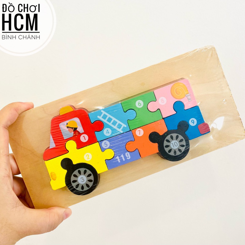 Đồ chơi trẻ em lắp ghép gỗ, xếp hình động vật, mô hình xe ô tô, máy bay, đồ chơi giáo dục trí tuệ thông minh