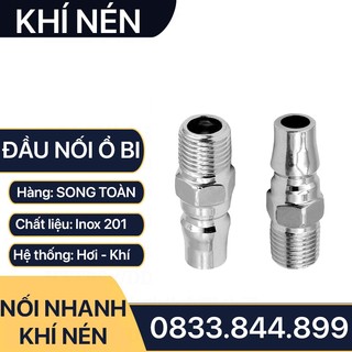 Khớp Rời PM Ren Ngoài G 1/4 13 Đầu Bên Nối Nhanh Vào Khớp Ổ Bi Lắp Dây Hơi - Khí Nén - Khớp Nối Ổ Bi, Quick Air Adaptor